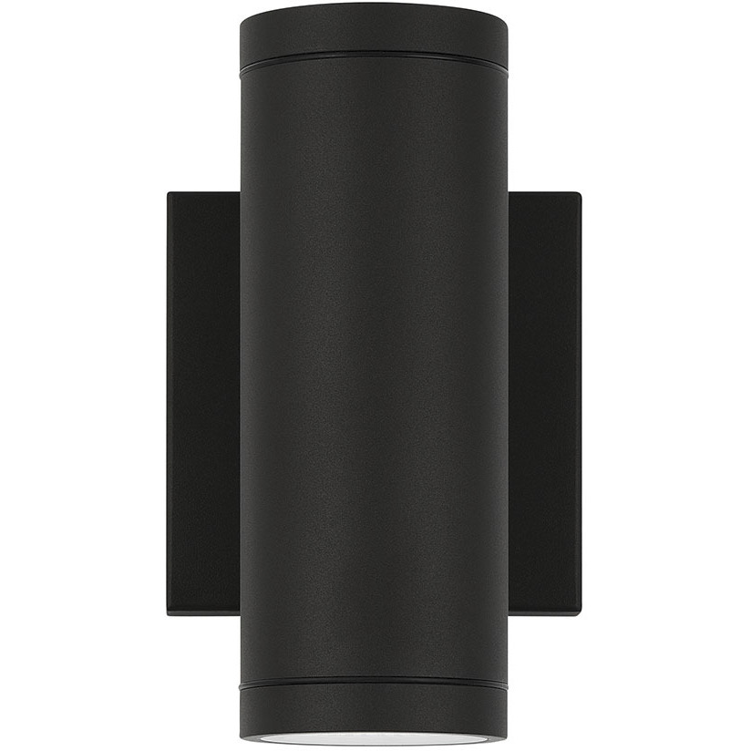 Plaza 60 LED 7.09 inch Black Outdoor Wall Mount
